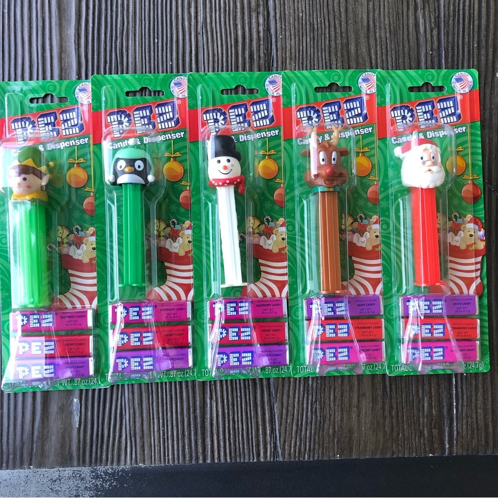 NIB Set of 5 Christmas PEZ Dispensers